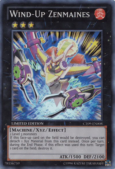 Wind-Up Zenmaines [CT09-EN008] Super Rare (ONLINE ORDER ONLY)