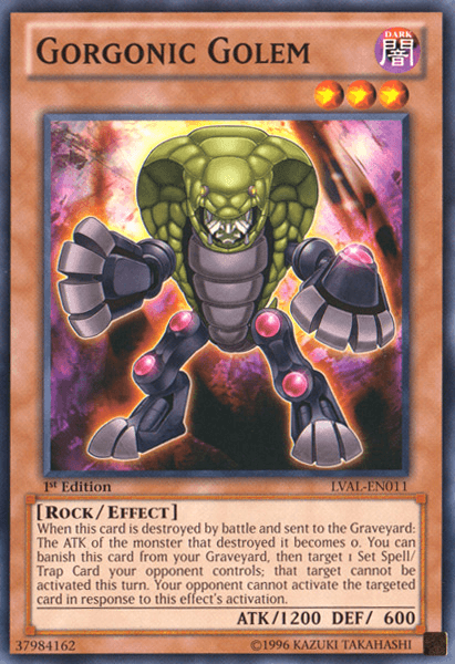 Gorgonic Golem [LVAL-EN011] Common (ONLINE ORDER ONLY)