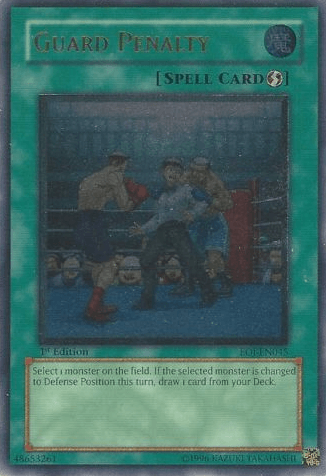 Guard Penalty [EOJ-EN045] Ultimate Rare (ONLINE ORDER ONLY)