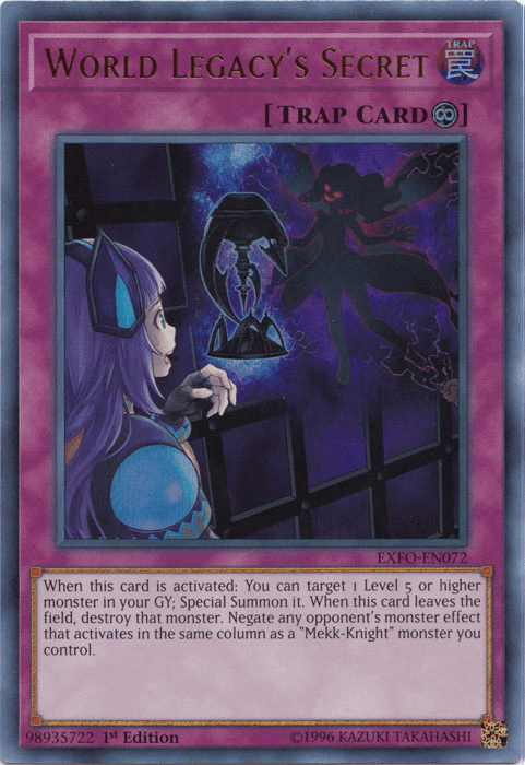 World Legacy's Secret [EXFO-EN072] Ultra Rare (ONLINE ORDER ONLY)