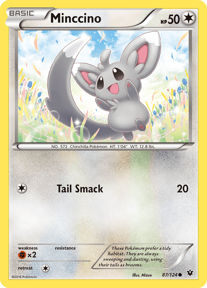 Minccino (87/124) [XY: Fates Collide] (Online Only)