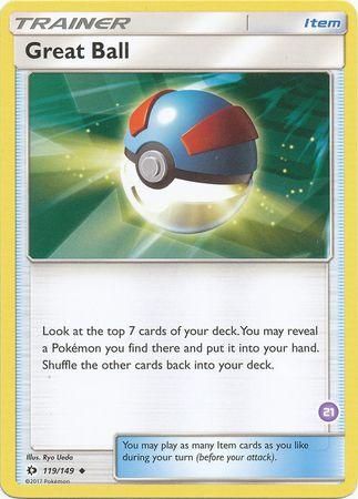 Great Ball (119/149) (Deck Exclusive #21) [Sun & Moon: Trainer Kit - Alolan Sandslash] (Online Only)