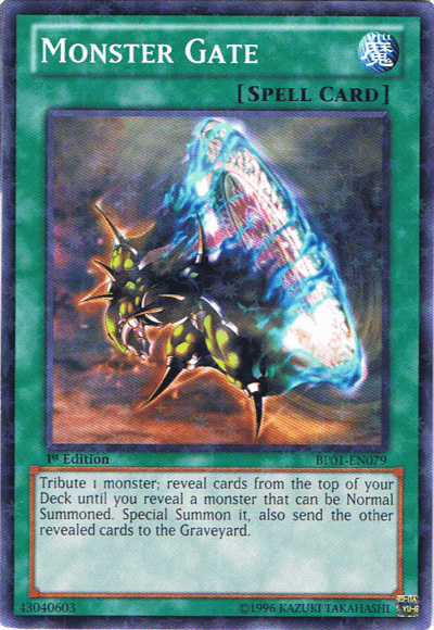 Monster Gate [BP01-EN079] Starfoil Rare (ONLINE ORDER ONLY)
