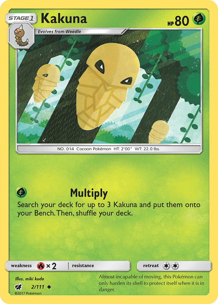 Kakuna (2/111) [Sun & Moon: Crimson Invasion] (Online Only)