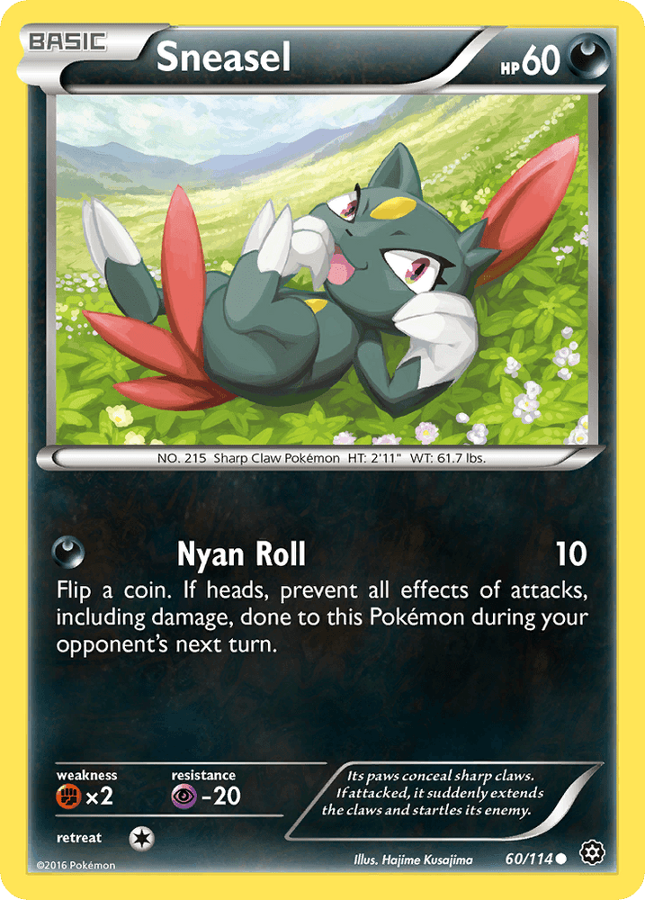 Sneasel (60/114) [XY: Steam Siege] (Online Only)