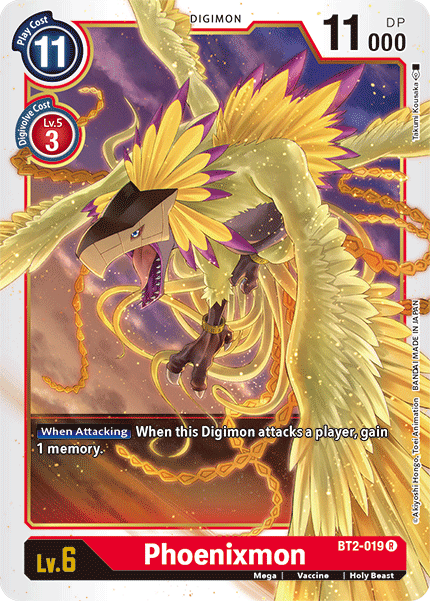 Phoenixmon [BT2-019] [Release Special Booster Ver.1.5] (ONLINE ORDER ONLY)