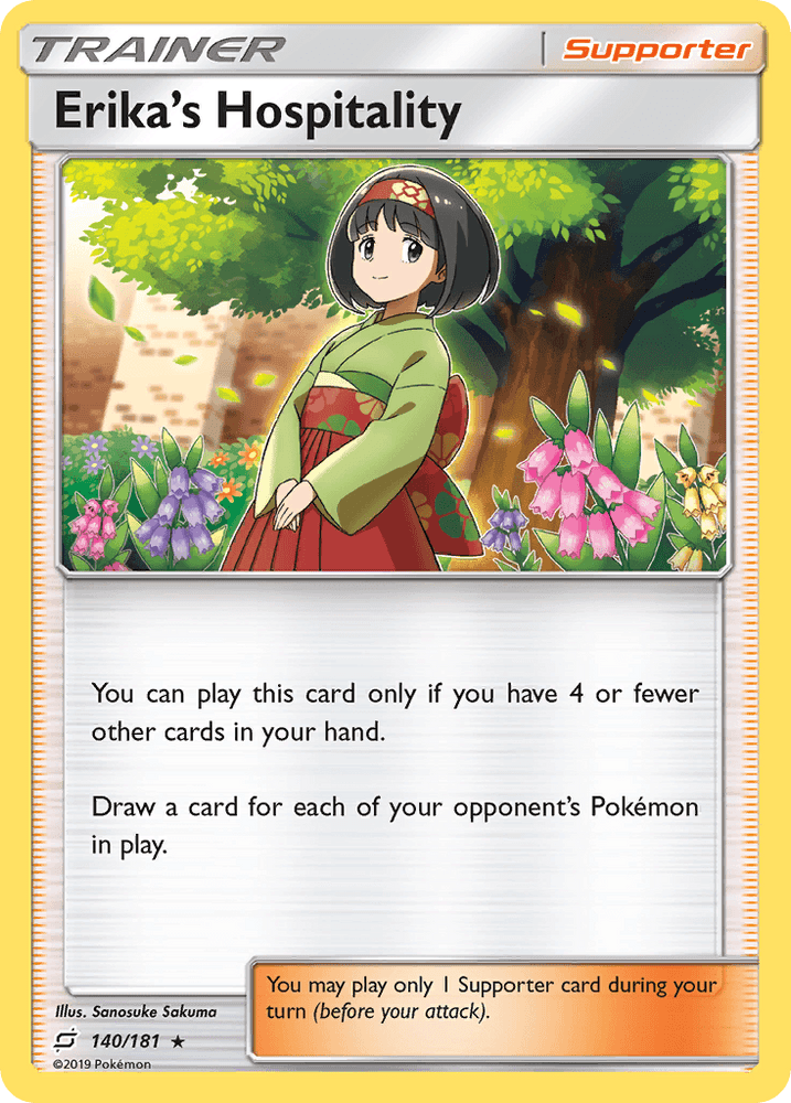 Erika's Hospitality (140/181) [Sun & Moon: Team Up] (Online Only)