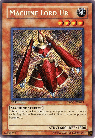 Machine Lord Ur [CSOC-EN093] Secret Rare (ONLINE ORDER ONLY)