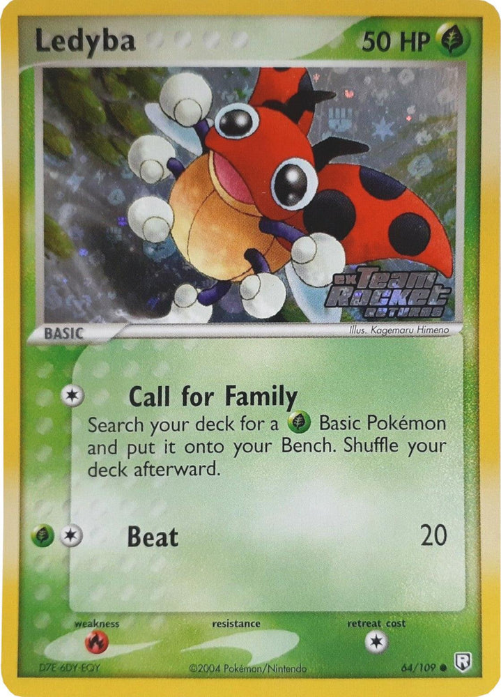 Ledyba (64/109) (Stamped) [EX: Team Rocket Returns] (Online Only)