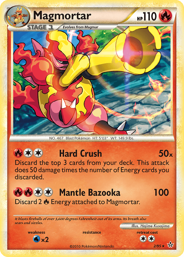 Magmortar (2/95) [HeartGold & SoulSilver: Unleashed] (Online Only)