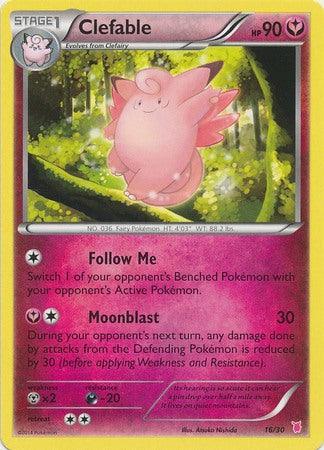 Clefable (16/30) [XY: Trainer Kit 1 - Wigglytuff] (Online Only)