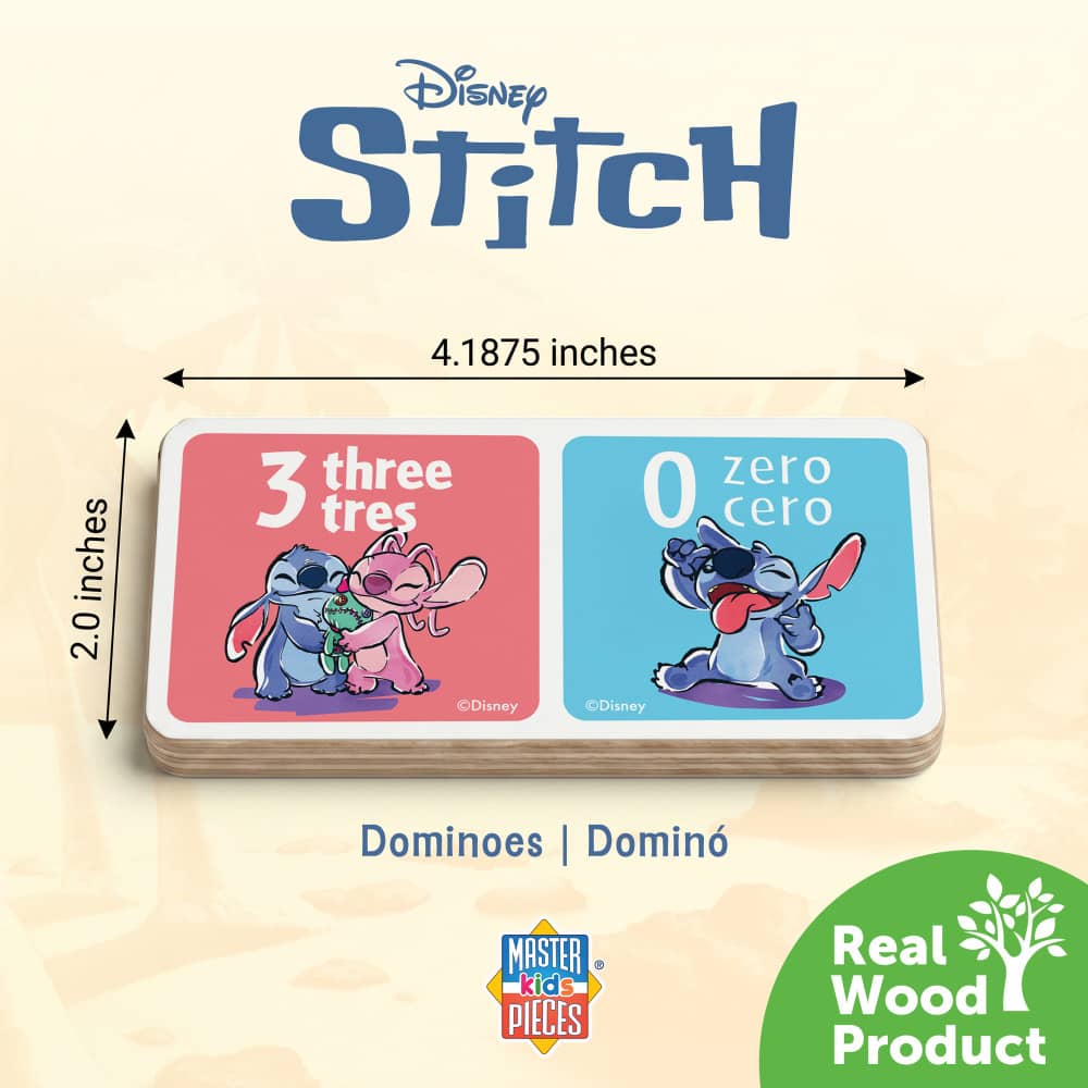 Disney - Stitch Wood Dominoes (ONLINE ORDER ONLY)