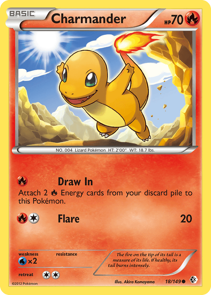 Charmander (18/149) [Black & White: Boundaries Crossed] (Online Only)