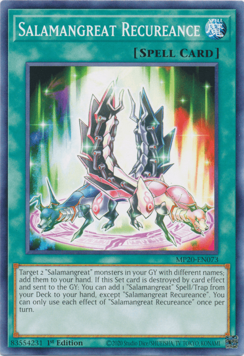 Salamangreat Recureance [MP20-EN073] Common (ONLINE ORDER ONLY)