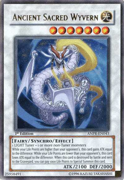 Ancient Sacred Wyvern [ANPR-EN043] Ultra Rare (ONLINE ORDER ONLY)