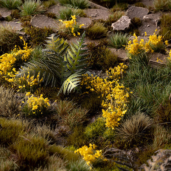 Gamers Grass Tufts: Yellow Flowers- Wild (ONLINE ORDER ONLY)