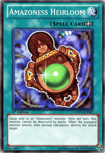 Amazoness Heirloom [DREV-EN087] Super Rare (ONLINE ORDER ONLY)