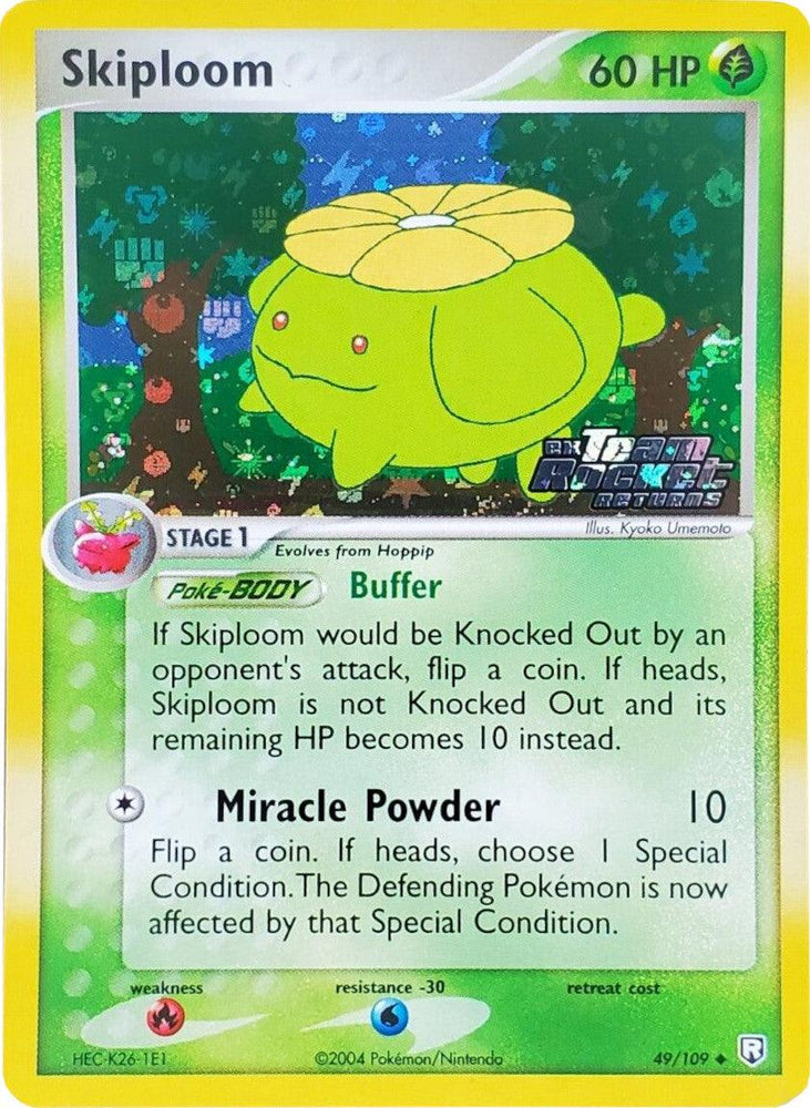 Skiploom (49/109) (Stamped) [EX: Team Rocket Returns] (Online Only)