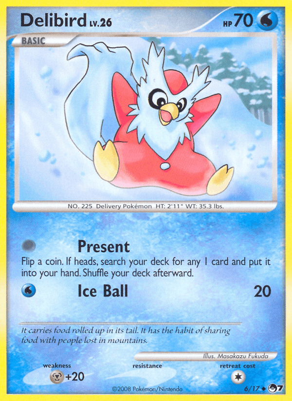 Delibird (6/17) [POP Series 7] (Online Only)