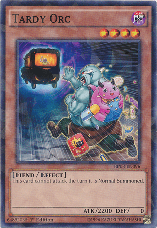 Tardy Orc [BP03-EN096] Shatterfoil Rare (ONLINE ORDER ONLY)