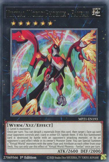 Virtual World Phoenix - Fanfan [MP21-EN193] Rare (ONLINE ORDER ONLY)