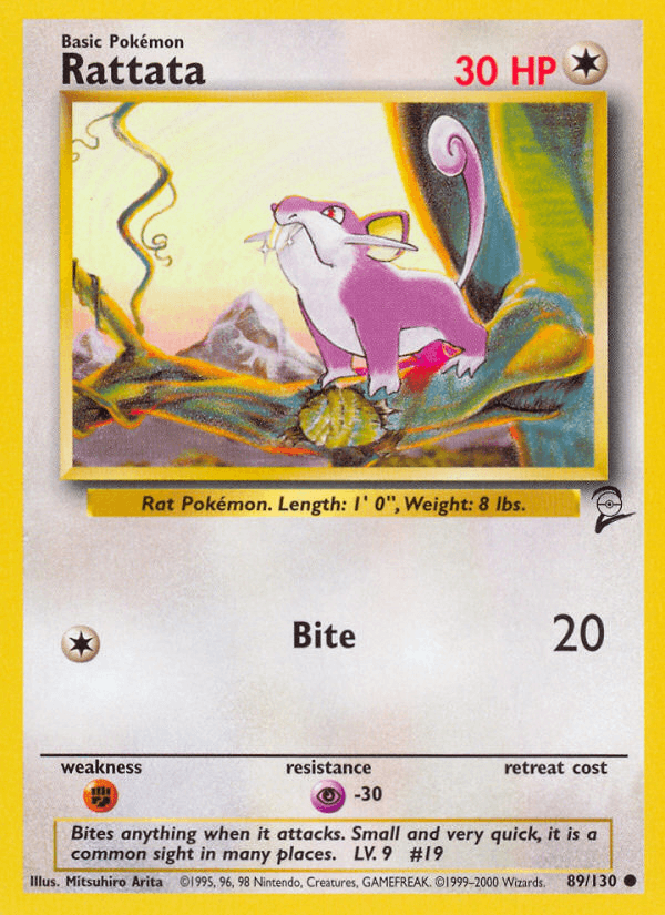 Rattata (89/130) [Base Set 2] (Online Only)