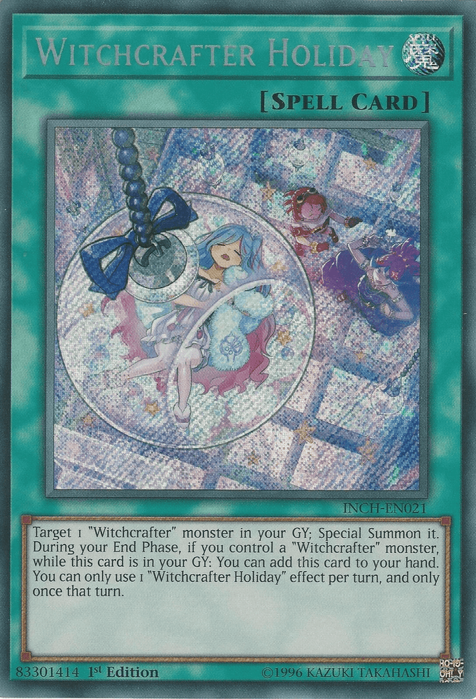 Witchcrafter Holiday [INCH-EN021] Secret Rare (ONLINE ORDER ONLY)
