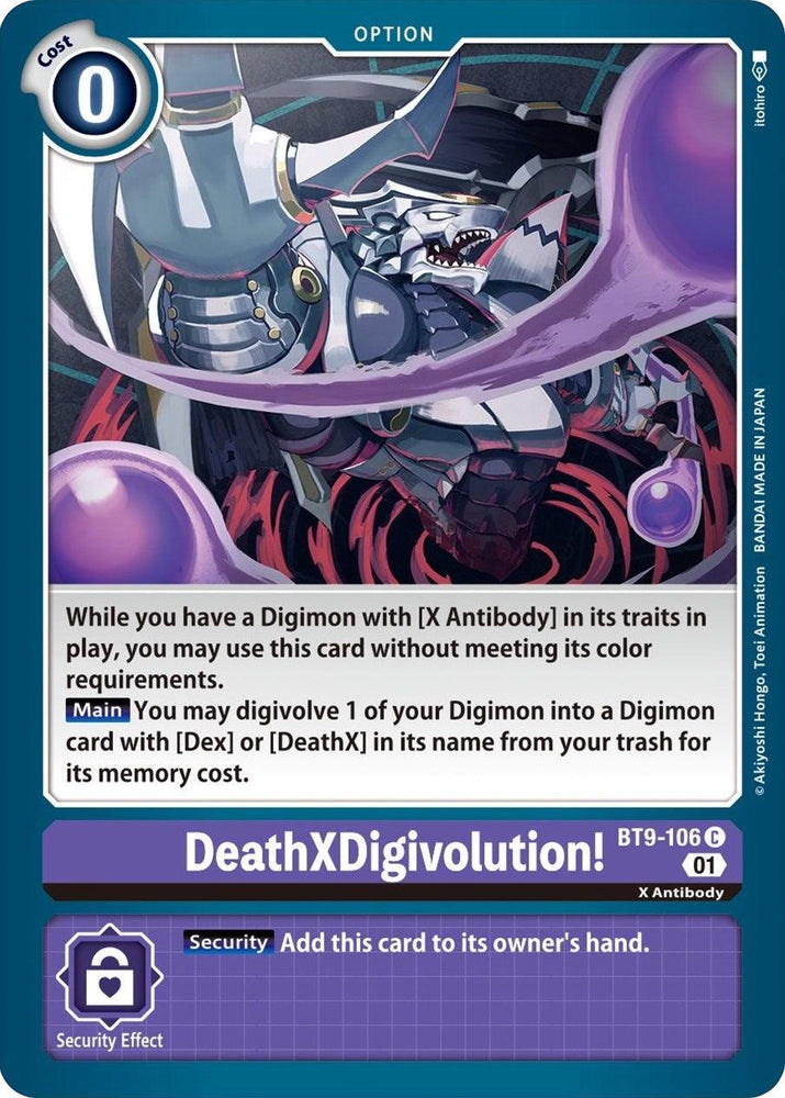 DeathXDigivolution! [BT9-106] [X Record] (ONLINE ORDER ONLY)