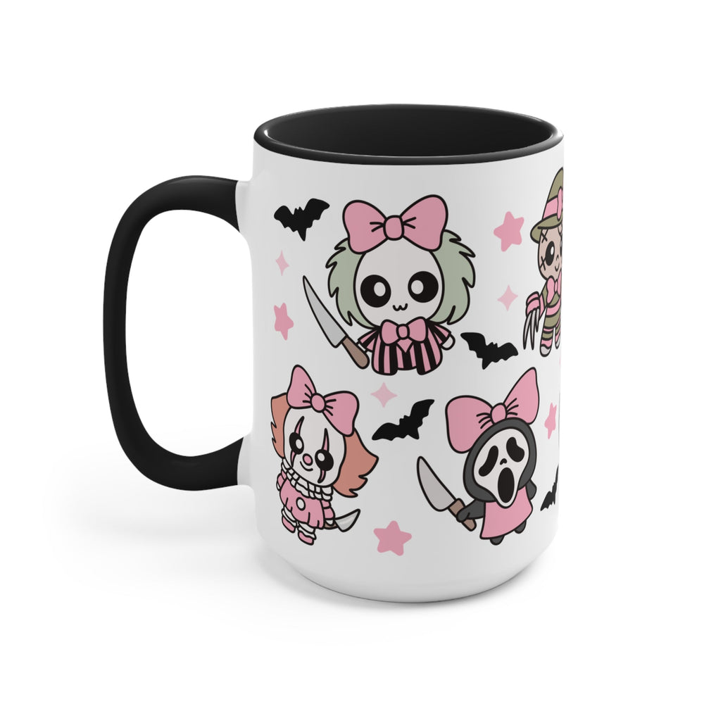 Chibi Killers Pastel Pink Halloween Mug (ONLINE ORDER ONLY)