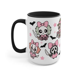 Chibi Killers Pastel Pink Halloween Mug (ONLINE ORDER ONLY)