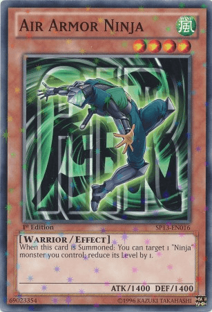 Air Armor Ninja [SP13-EN016] Starfoil Rare (ONLINE ORDER ONLY)