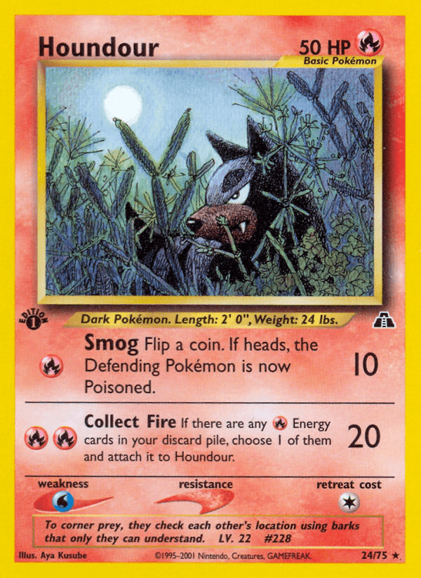 Houndour (24/75) [Neo Discovery 1st Edition] (Online Only)