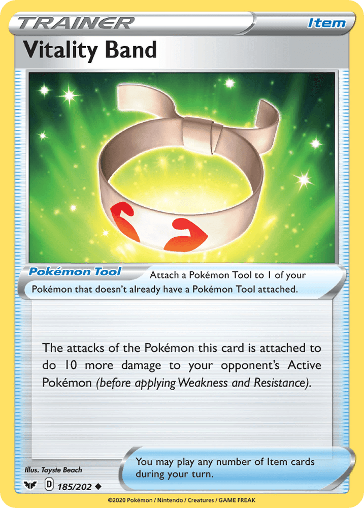 Vitality Band (185/202) [Sword & Shield: Base Set] (Online Only)