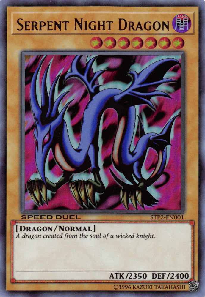 Serpent Night Dragon [STP2-EN001] Ultra Rare (ONLINE ORDER ONLY)
