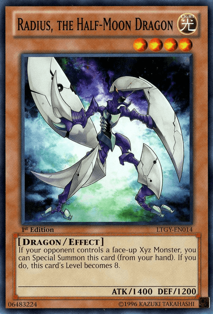 Radius, the Half-Moon Dragon [LTGY-EN014] Common (ONLINE ORDER ONLY)
