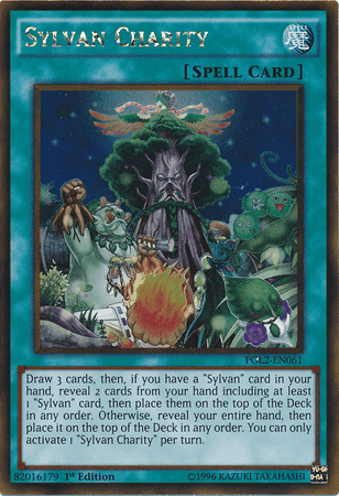 Sylvan Charity [PGL2-EN061] Gold Rare (ONLINE ORDER ONLY)