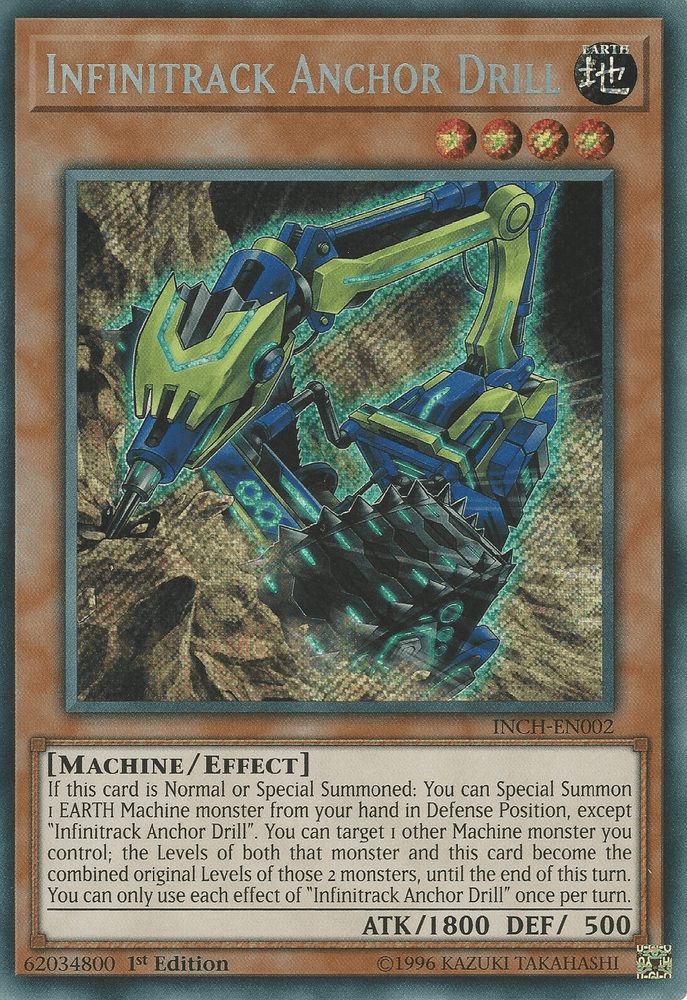 Infinitrack Anchor Drill [INCH-EN002] Secret Rare (ONLINE ORDER ONLY)