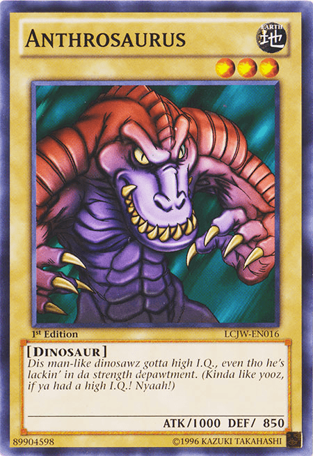 Anthrosaurus [LCJW-EN016] Common (ONLINE ORDER ONLY)