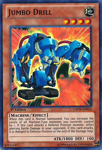 Jumbo Drill [GAOV-EN015] Super Rare (ONLINE ORDER ONLY)