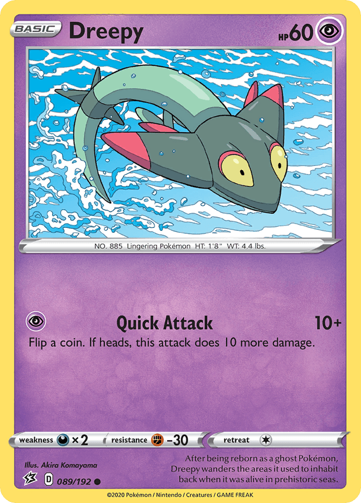 Dreepy (089/192) [Sword & Shield: Rebel Clash] (Online Only)