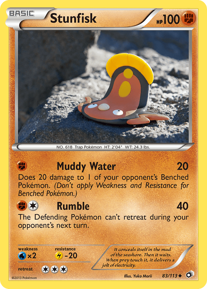 Stunfisk (83/113) [Black & White: Legendary Treasures] (Online Only)