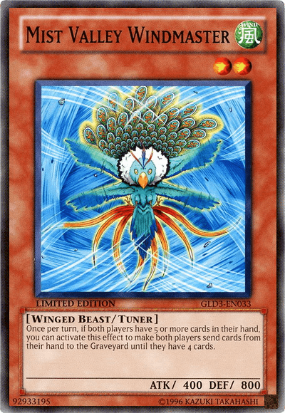 Mist Valley Windmaster [GLD3-EN033] Common (ONLINE ORDER ONLY)