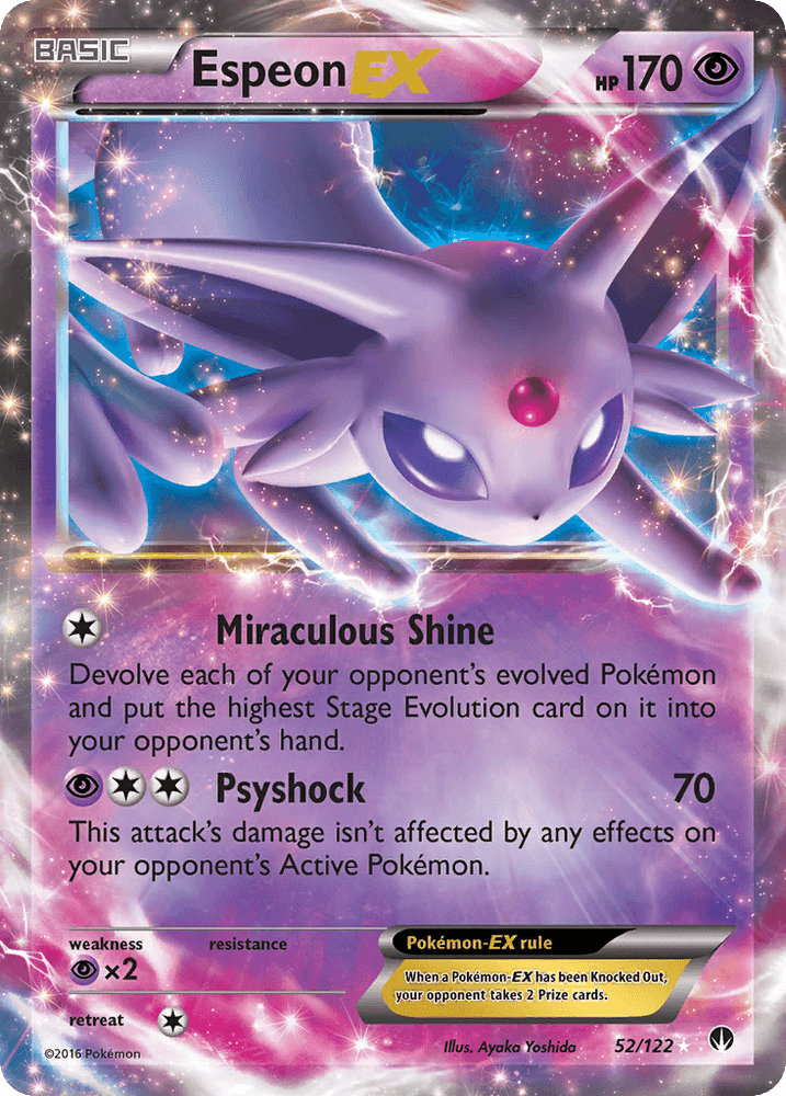 Espeon EX (52/122) [XY: BREAKpoint] (Online Only)