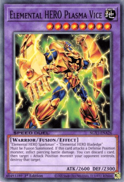 Elemental HERO Plasma Vice [SGX1-ENA26] Common (ONLINE ORDER ONLY)