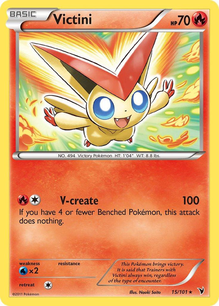 Victini (15/101) (Theme Deck Exclusive) [Black & White: Noble Victories] (Online Only)