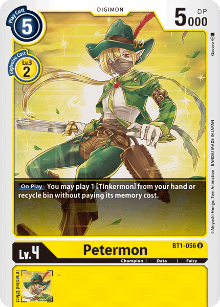 Petermon [BT1-056] [Release Special Booster Ver.1.0] (ONLINE ORDER ONLY)