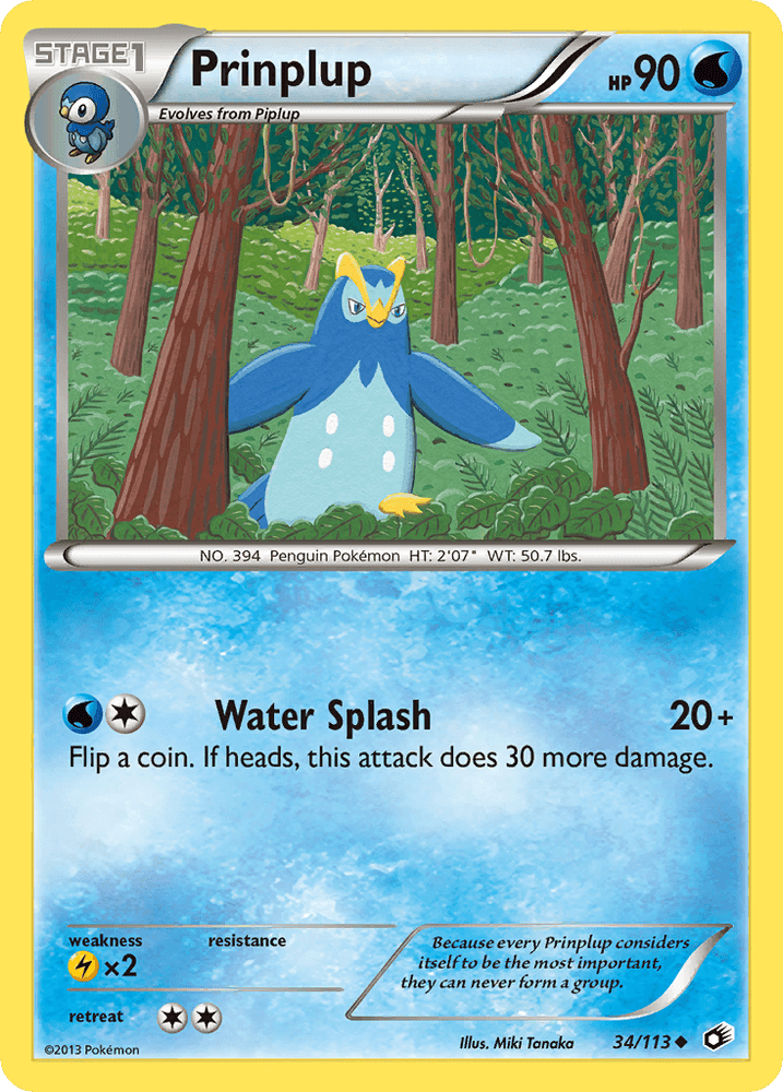 Prinplup (34/113) [Black & White: Legendary Treasures] (Online Only)