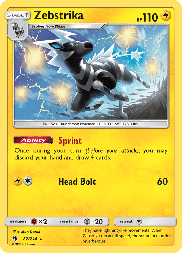 Zebstrika (82/214) [Sun & Moon: Lost Thunder] (Online Only)