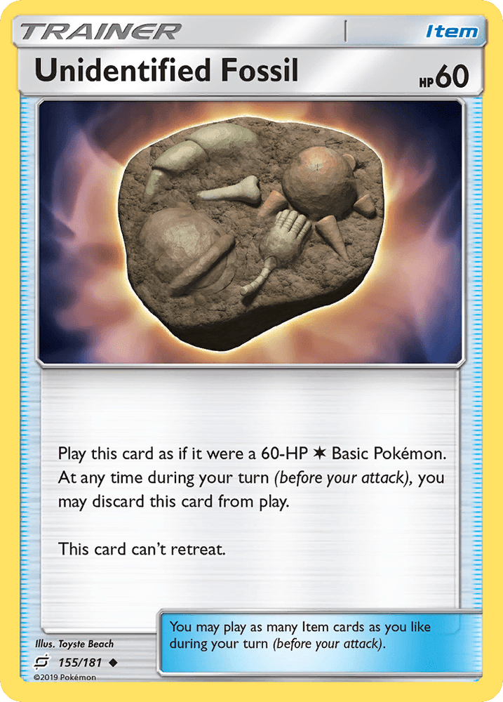 Unidentified Fossil (155/181) [Sun & Moon: Team Up] (Online Only)