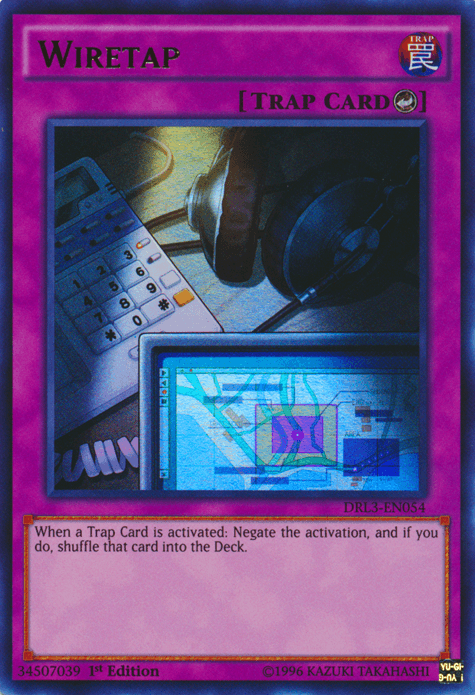 Wiretap [DRL3-EN054] Ultra Rare (ONLINE ORDER ONLY)